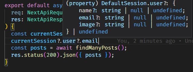 Current user's session type