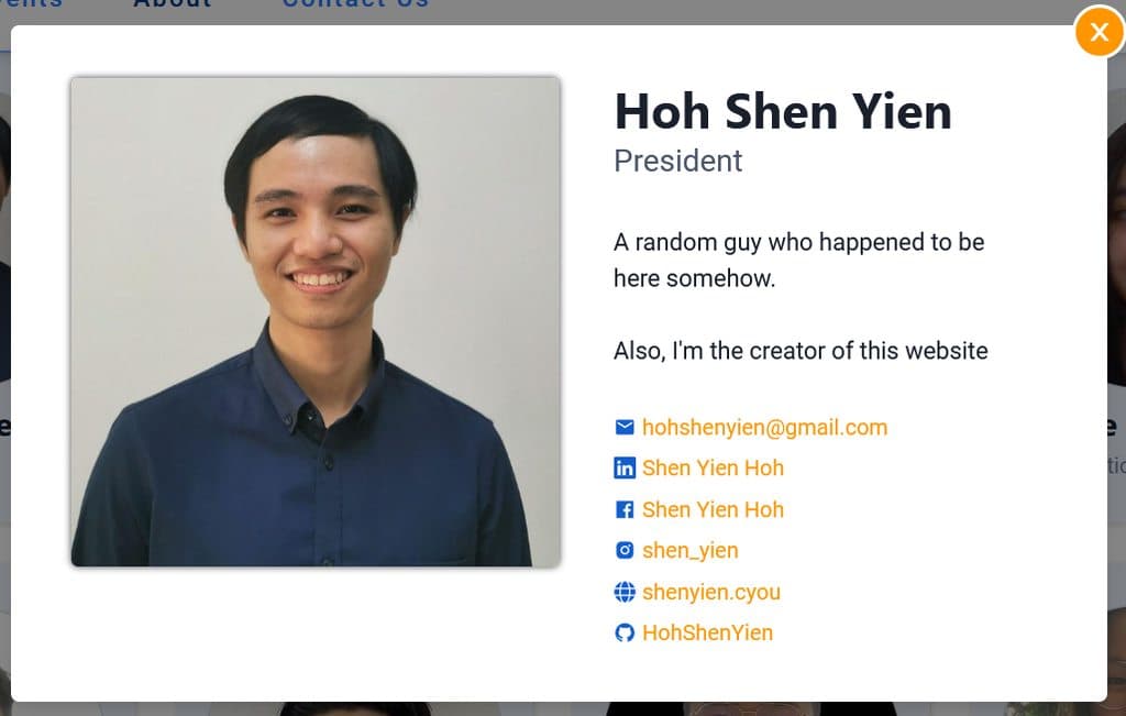 This is my club profile