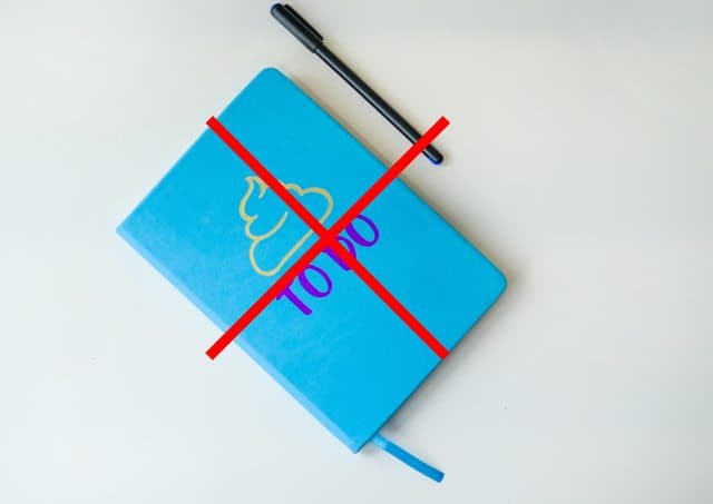 Nope, not doing todo list