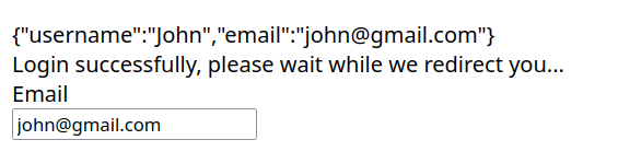 Current user details