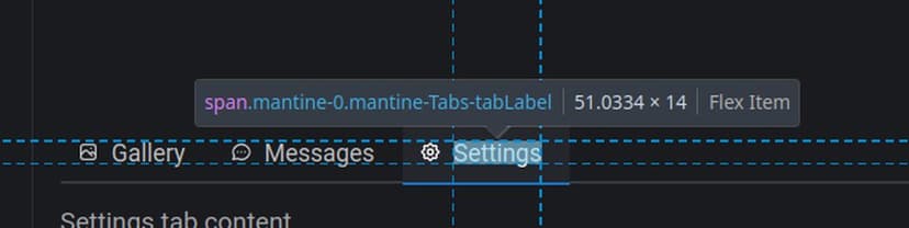 Inner class of Mantine components