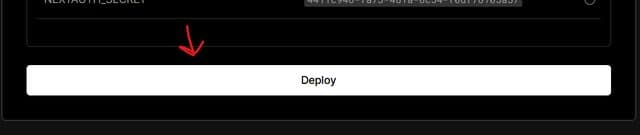 Deploy button