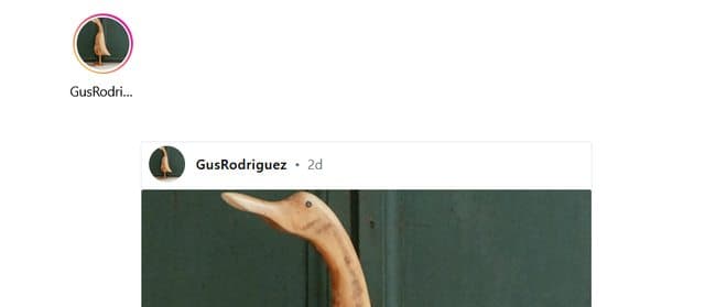 Fixed Story Carousel