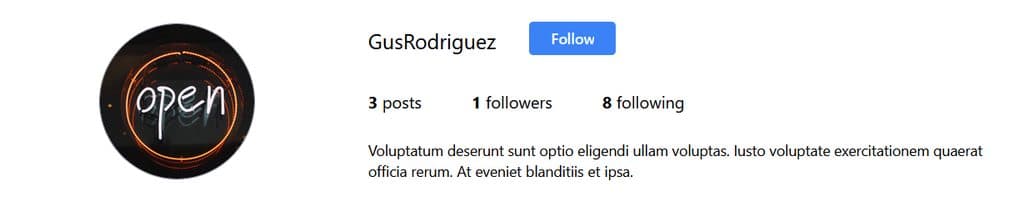 Follow button appearing on own profile