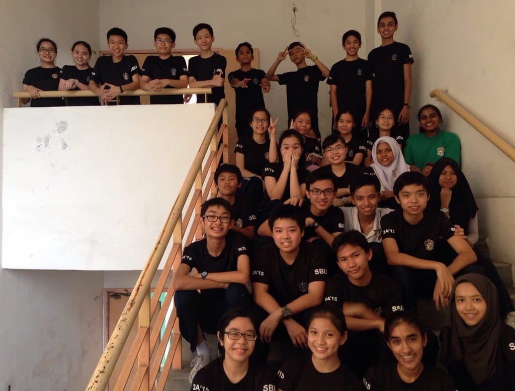 A form 2 class picture